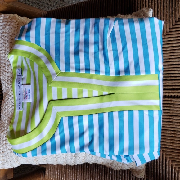 Gretchen Scott, stripped dress, size S - Picture 6 of 7